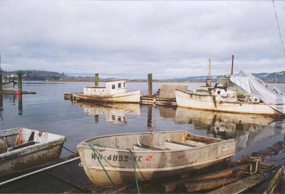 The ENA at the
 Louderback dock