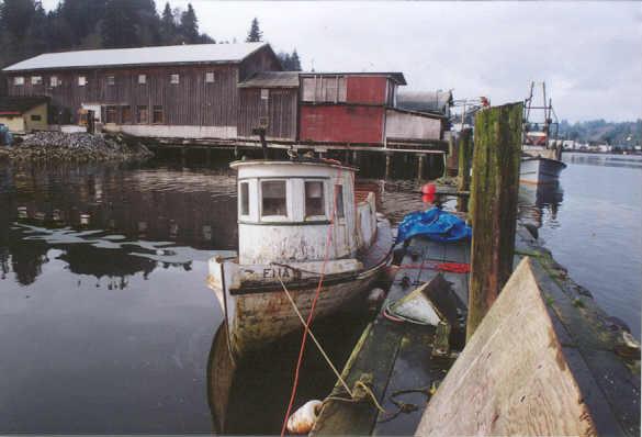 The ENA at the
 Louderback dock